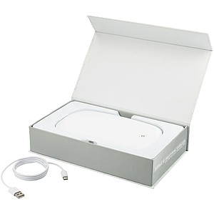 Capsule UV smartphone sanitizer with 5W wireless charging pad