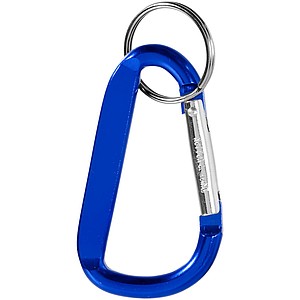 Carabiner keychain blue