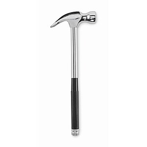 Carbon steel claw hammer, silver