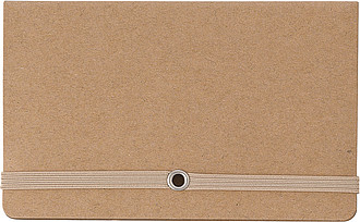 Card case with sticky tabsWhite