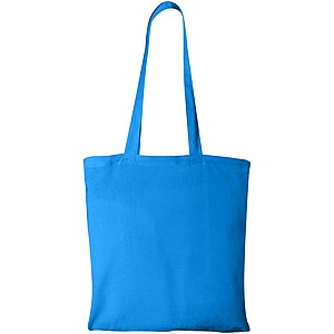 Carolina cotton Tote, aqua blue