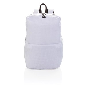 Casual backpack PVC free,white
