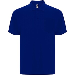 Centauro Premium short sleeve unisex polo, blue