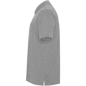 Centauro Premium short sleeve unisex polo, marl grey