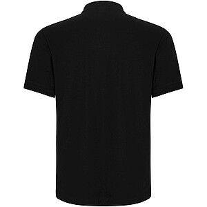 Centauro Premium short sleeve unisex polo, solid black