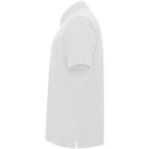 Centauro Premium short sleeve unisex polo, white