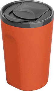 Ceramic cup, 400 ml, orange