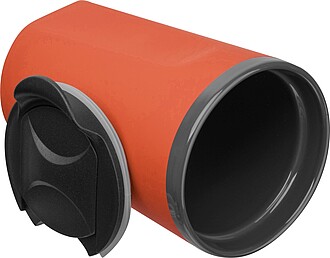 Ceramic cup, 400 ml, orange