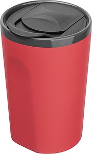 Ceramic cup, 400 ml, red