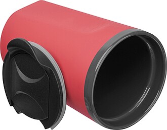 Ceramic cup, 400 ml, red