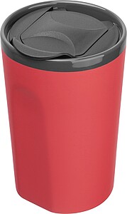 Ceramic cup, 400 ml, red