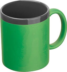 Ceramic mug, 300 ml, green