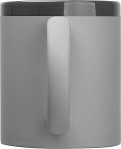 Ceramic mug, 300 ml, grey