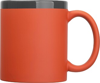 Ceramic mug, 300 ml, orange