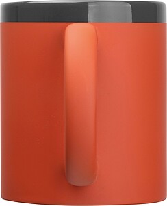 Ceramic mug, 300 ml, orange