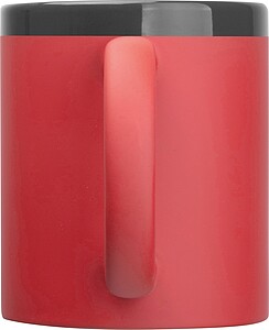 Ceramic mug, 300 ml, red