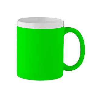 Ceramic mug 300ml, neon green