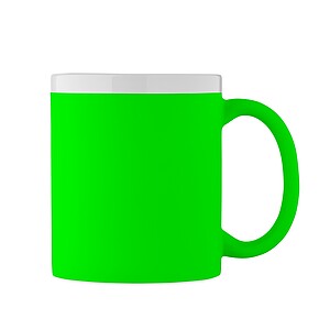 Ceramic mug 300ml, neon green