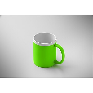 Ceramic mug 300ml, neon green