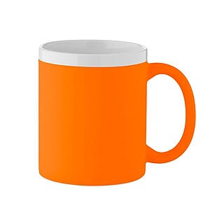 Ceramic mug 300ml, neon orange