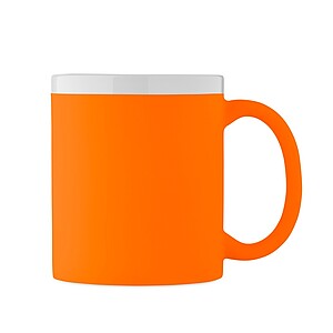 Ceramic mug 300ml, neon orange