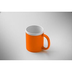 Ceramic mug 300ml, neon orange
