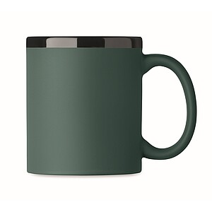 Ceramic mug for laser 300 ml, dark green