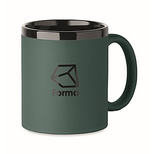 Ceramic mug for laser 300 ml, dark green