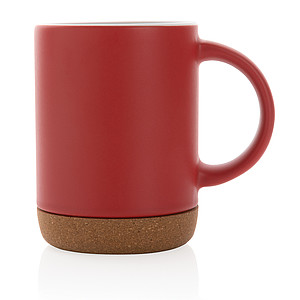 Ceramic mug with cork base