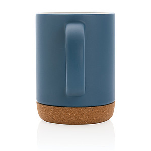 Ceramic mug with cork base