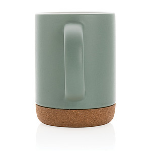 Ceramic mug with cork base