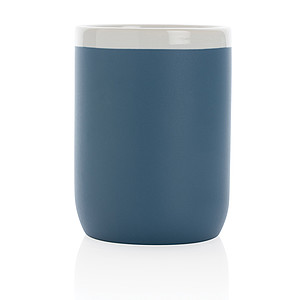 Ceramic mug with white rim