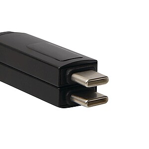 Charging and data transfer cable, black