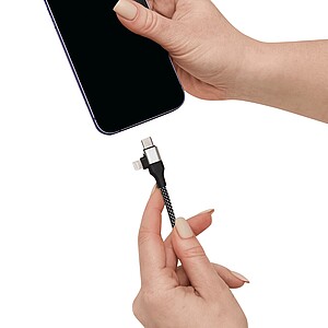 Charging and data transfer cable , black