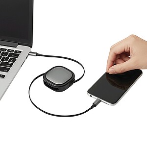 Charging and data transfer cable C2C, black