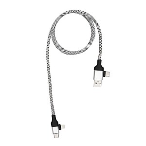 Charging and data transfer cable , silver
