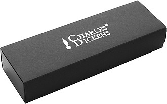 Charles Dickens ballpen. Black