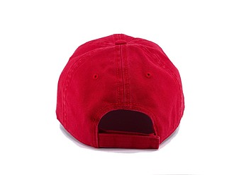 Child cap, red+beige
