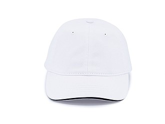 Child cap, white+black