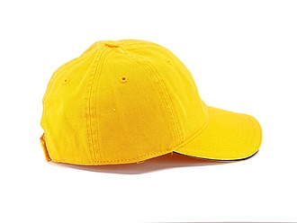 Child cap, yellow+navy