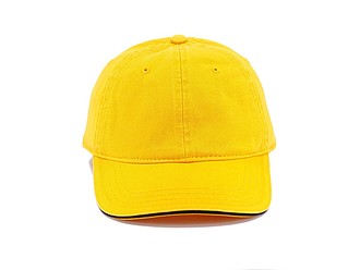 Child cap, yellow+navy