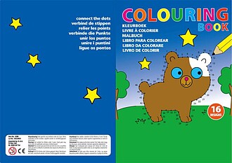 Childrens colouring book
