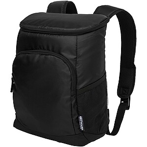 Chillpack 18-can GRS recycled cooler backpack 16L, black