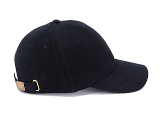 CHRIS six panel cap, black