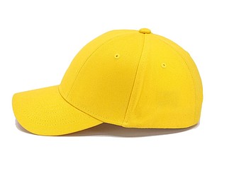 CHRIS six panel cap, yellow
