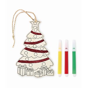 Christmas tree ornament, wood
