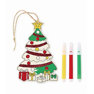Christmas tree ornament, wood