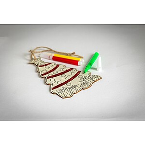 Christmas tree ornament, wood