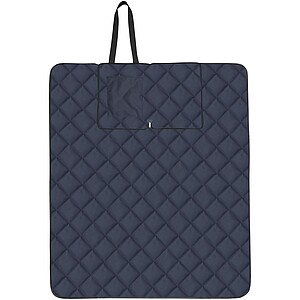 Clary GRS recycled polyester picnic blanket, navy