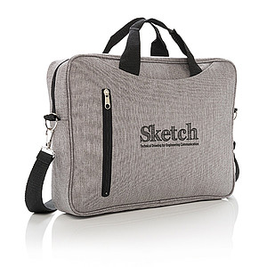 Classic 15” laptop bag, light grey